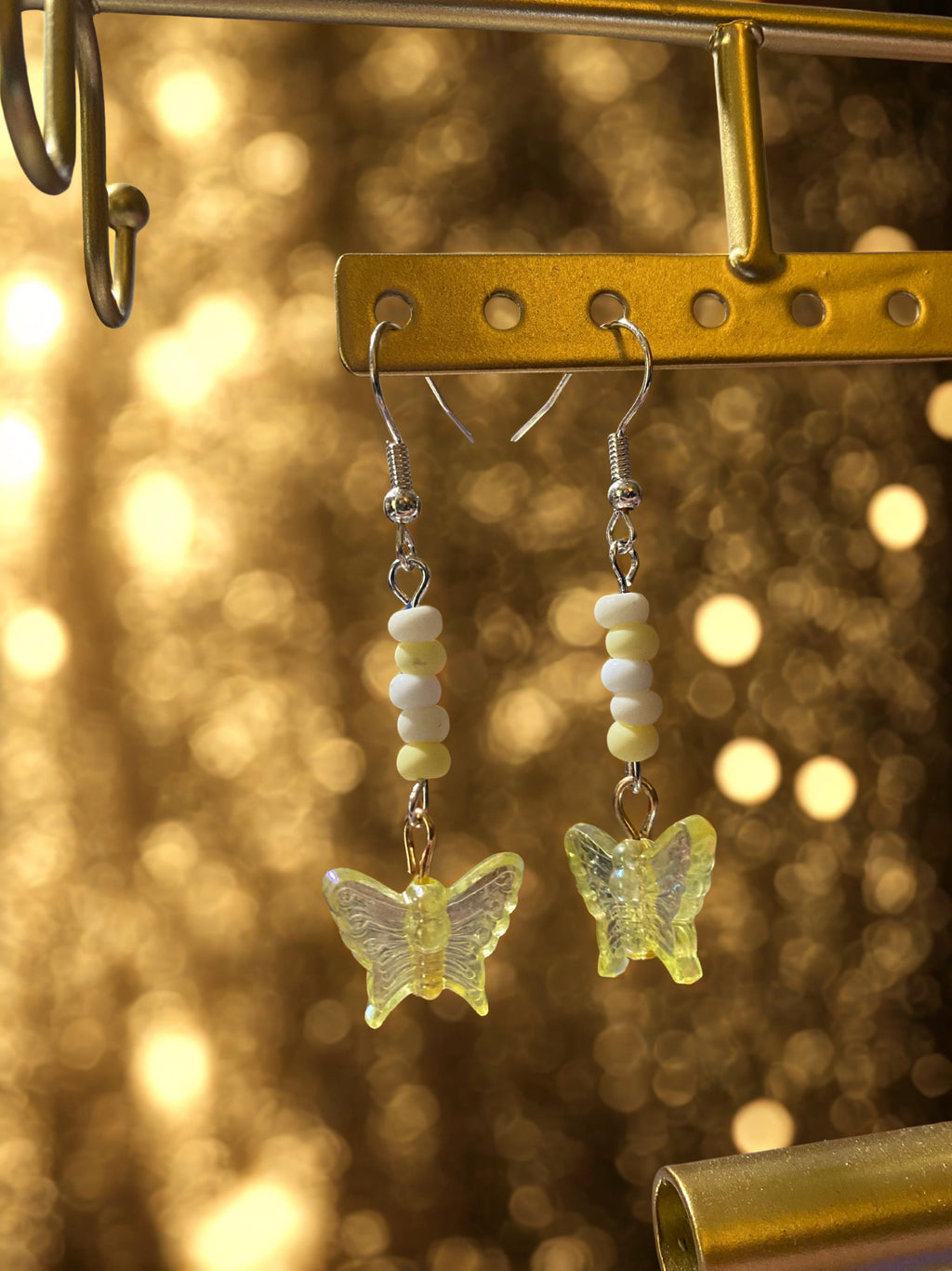 Shining Light, Butterfly Earrings