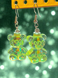 Shiny “Sweet Tooth” Bear Earrings