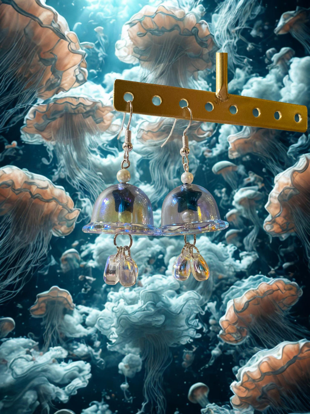 Handmade Jellyfish Earrings