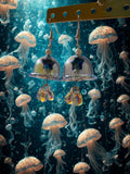 Handmade Jellyfish Earrings