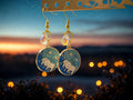 Dreamy Bunny Night Sky Earrings